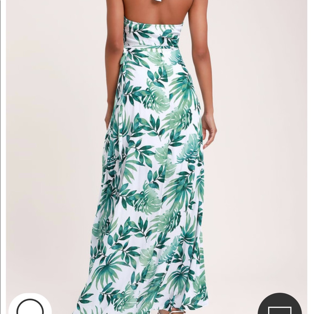 Lulus tropical print dress